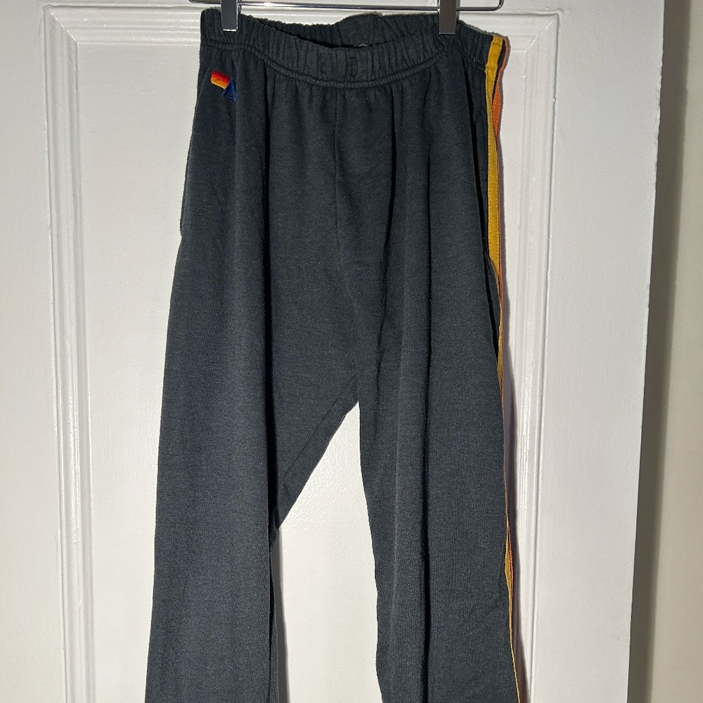 Aviator Nation Sweatpants Medium in Blue